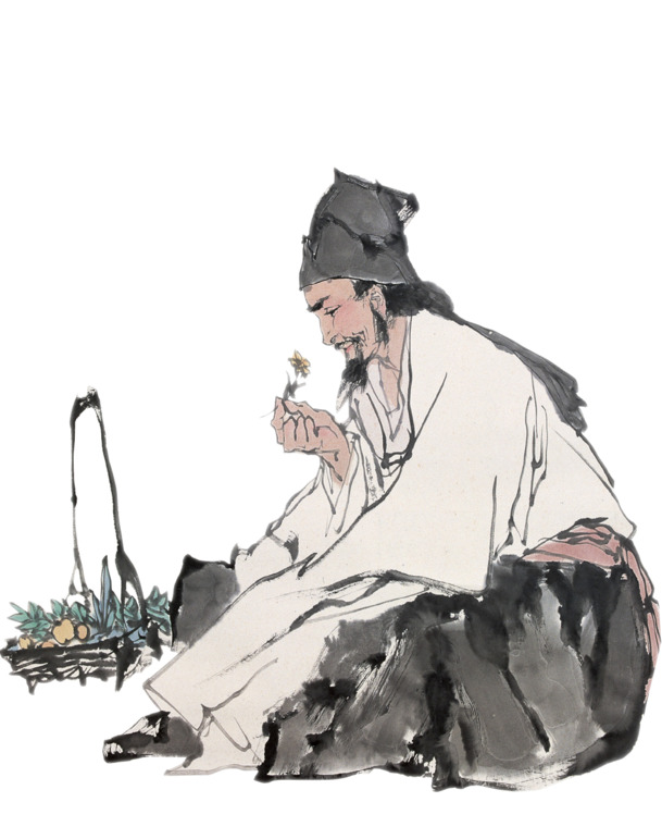 李时珍PNG素材，高清透明墨迹图片，创意设计装饰元素免费下载
