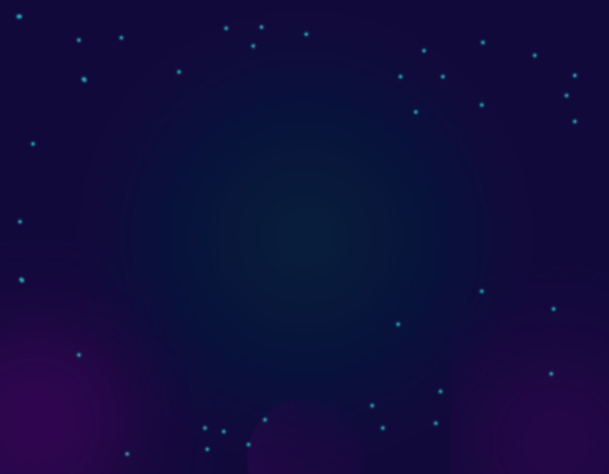 扁平星空UI背景，高清PNG透明图片，几何渐变设计素材免费下载