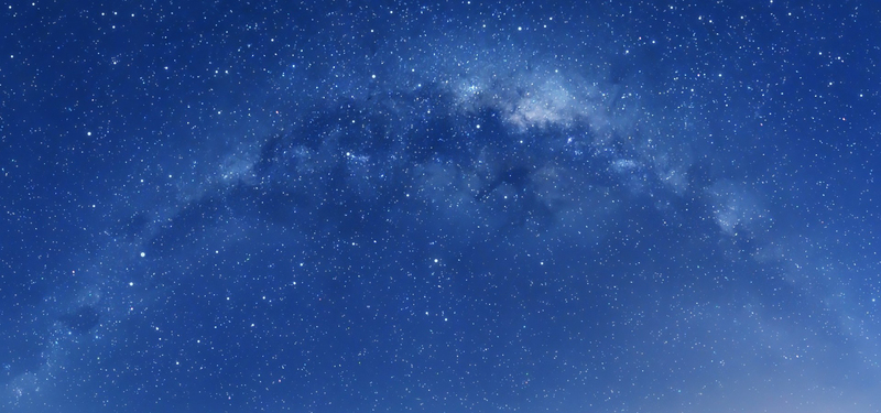 高清蓝色星空背景JPG图片，摄影素材下载，风景设计必备