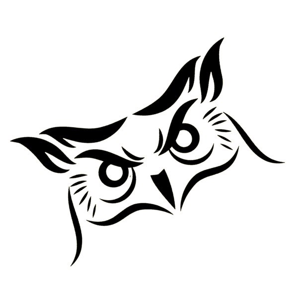 猫头鹰LOGO高清PNG透明免扣图标，一键下载设计素材