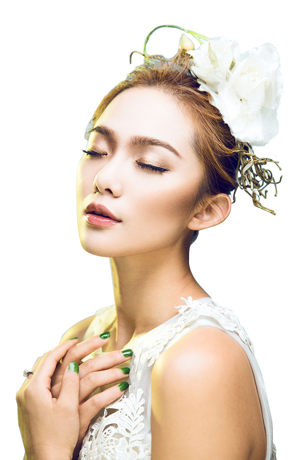 高清唯美婚纱脸部特写PNG素材，透明免扣，设计元素丰富，一键下载