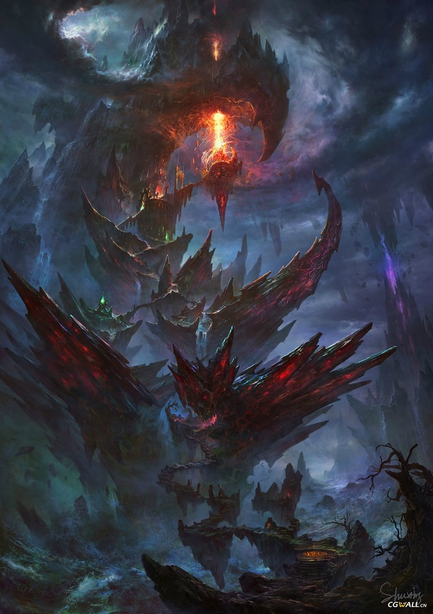 魔幻神兽网游官方资源，高清PNG透明背景神兽图片，梦幻抽象设计素材下载