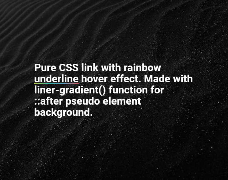 css文字下划线动画，精美的html链接下划线样式
