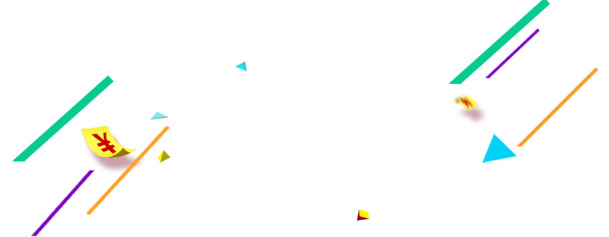 线条背景PNG透明图，高清几何漂浮元素，设计素材免费下载