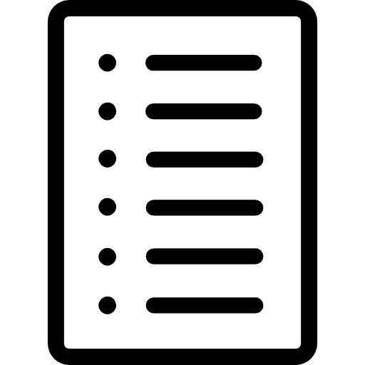 高清PNG透明免扣图标，作品列表设计素材下载