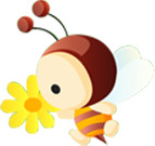 六一儿童节PNG素材，小蜜蜂动物高清透明图片，节日元素设计下载