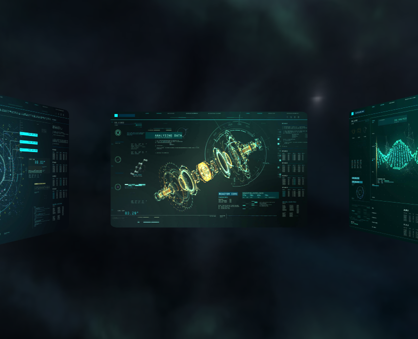 3d数据图表，科技感数据图表