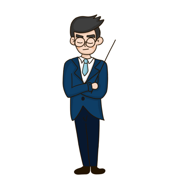 男教师元素PNG透明图，高清免抠素材，一键下载设计所需
