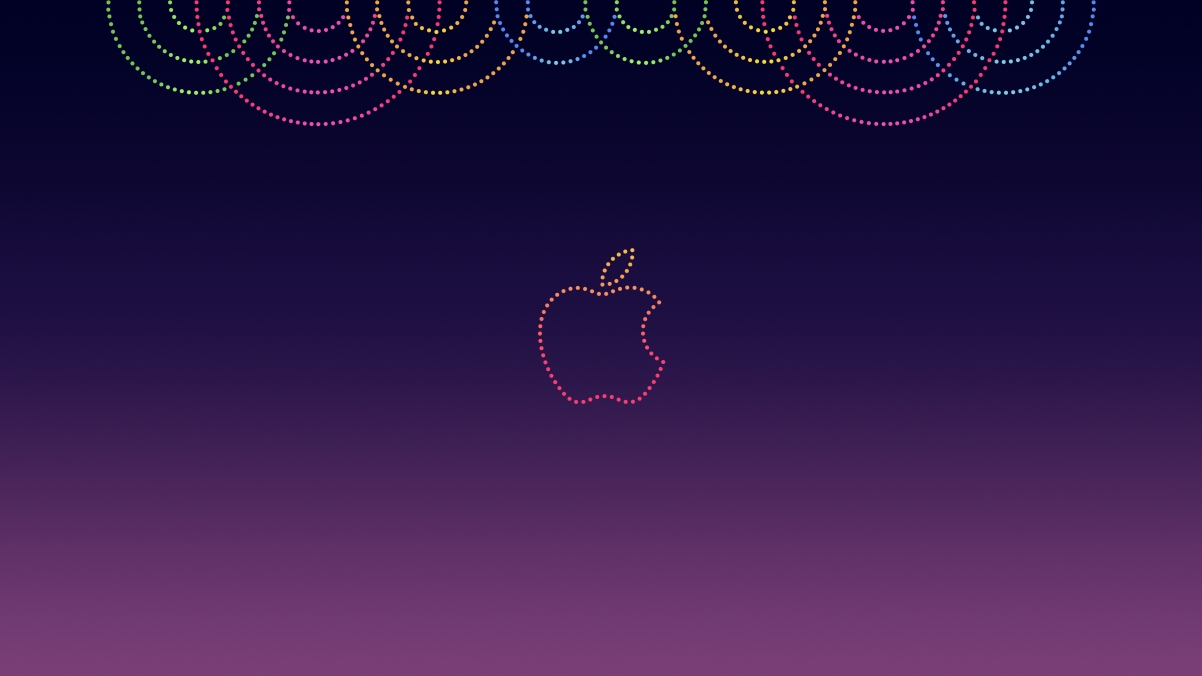苹果电脑4K高清壁纸，Apple Logo精美背景图片，3840x2160分辨率，免费下载