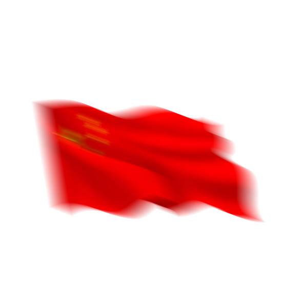 五星红旗飘扬风采，高清PNG透明国庆节日图片素材免费下载