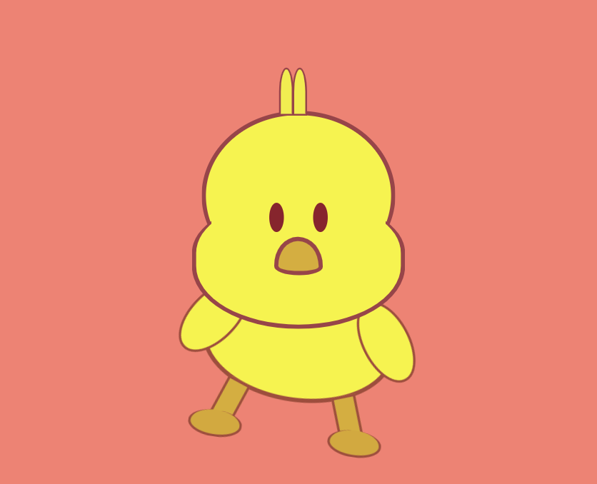小黄鸭跳舞动画特效，css3动画效果