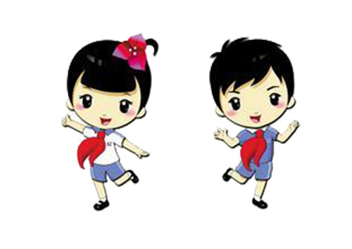 六一儿童节PNG素材，少先队员男孩女孩高清透明图片，节日元素设计下载