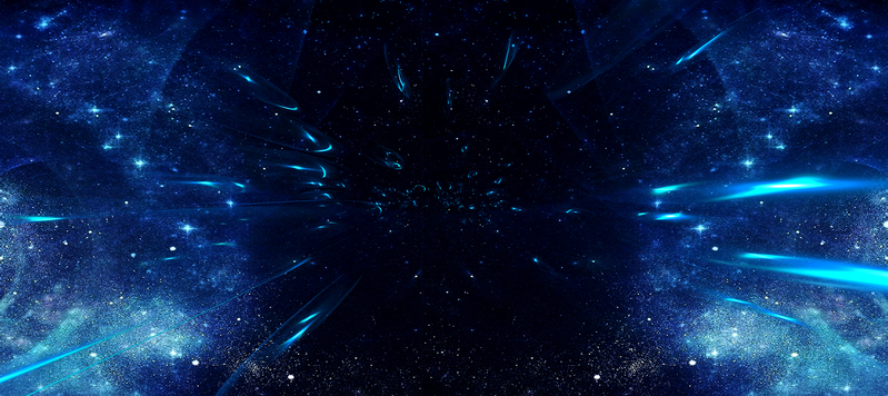唯美星空梦幻黑色banner，酷炫高清JPG，另类图片素材下载
