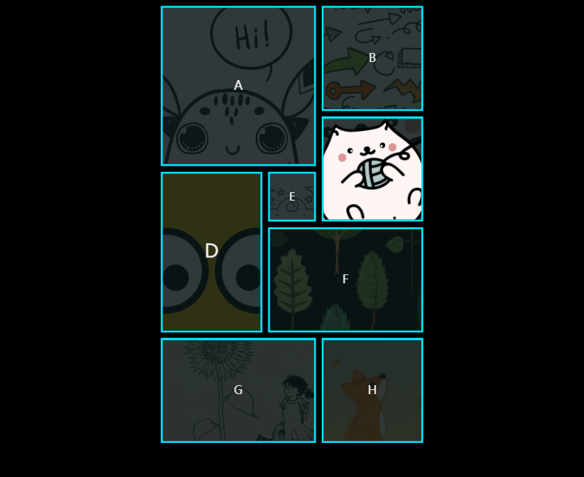 css鼠标悬停动画，悬停高亮显示特效