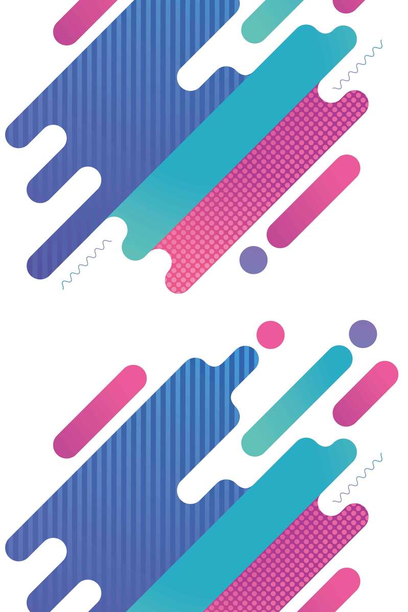 简约扁平化几何JPG/AI设计素材，高清下载