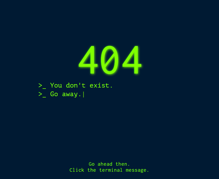 404错误页面模板下载，发光的html报错提示页面模板