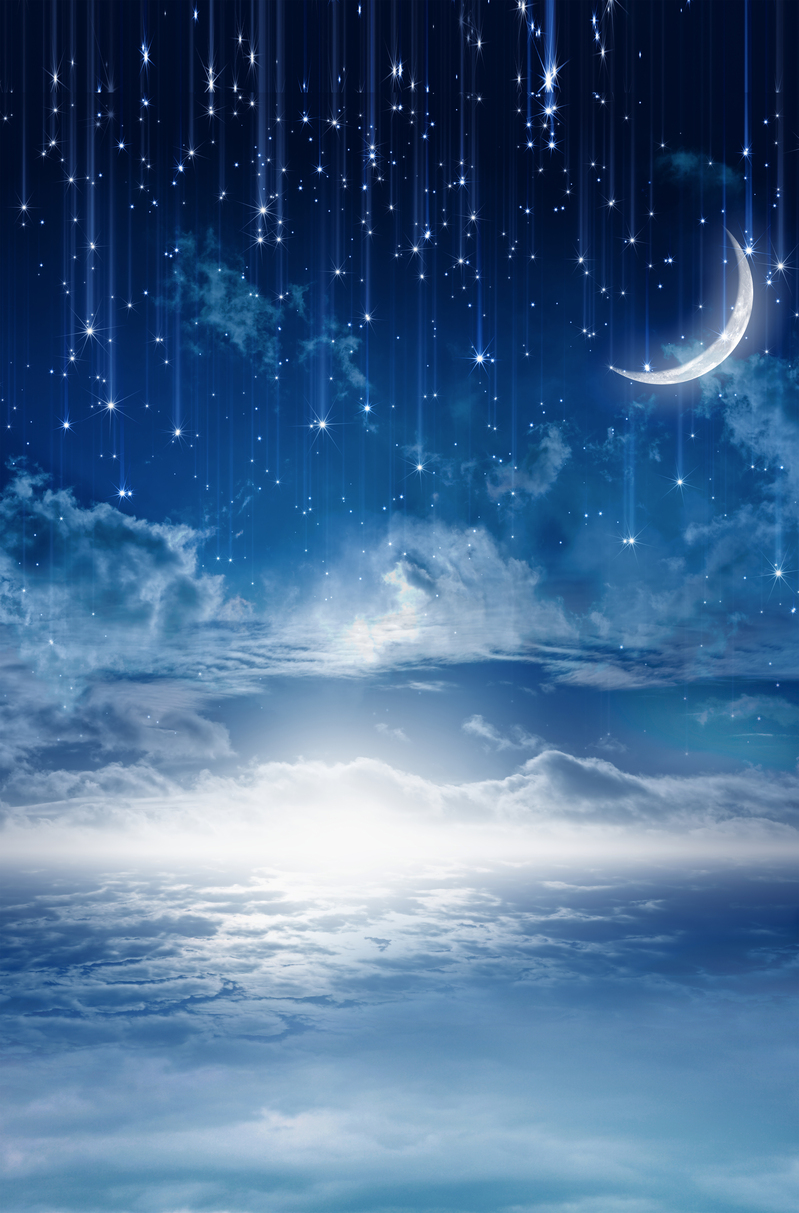 妇女节星空背景海报，高清JPG素材，独特风格设计，免费下载