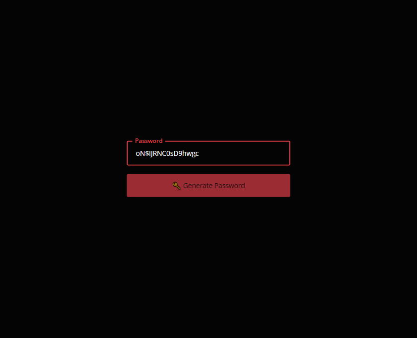 css密码框代码，简单实用的html随机密码生成器