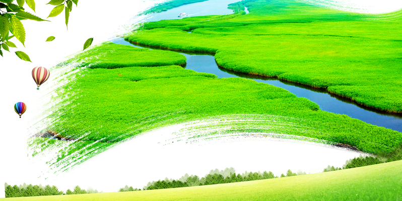 湿地生态平衡守护，公益广告海报背景高清JPG素材，独特图片设计免费下载