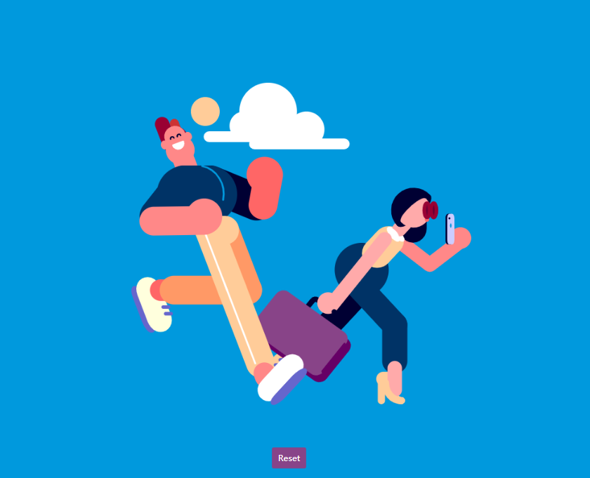 旅游插画素材，html5旅行图片旋转代码