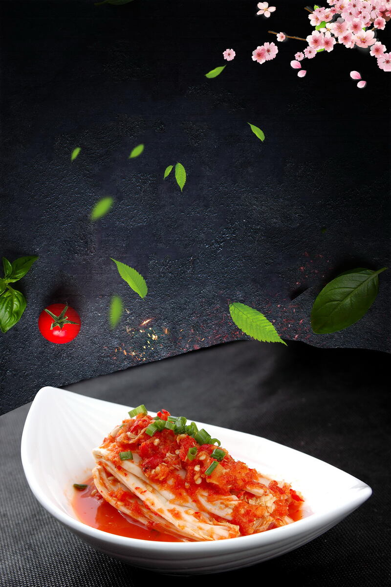 辣白菜料理高清美图与创意PSD设计素材，一键下载享美食视觉盛宴