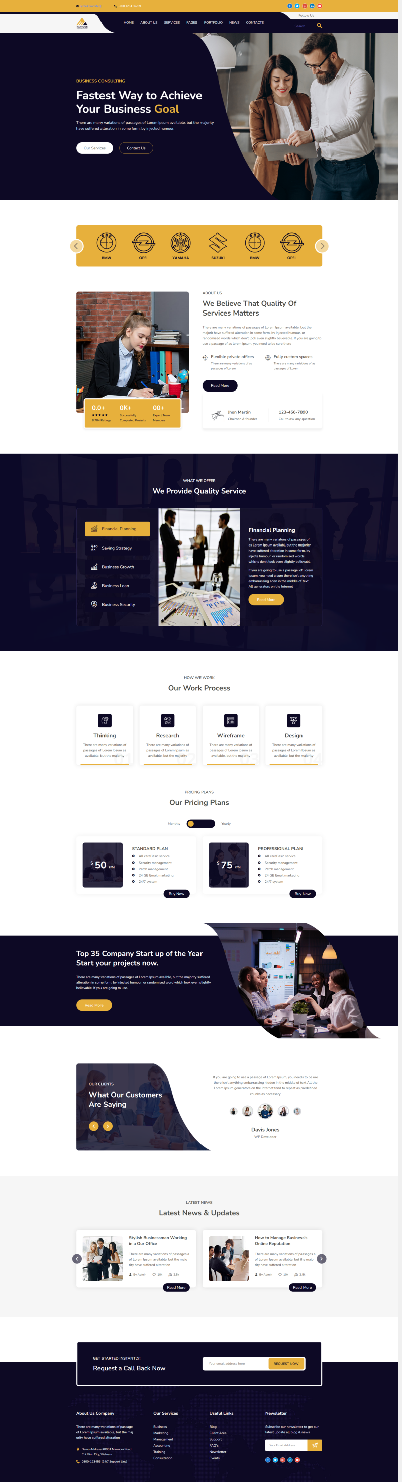 企业网站网页设计，html5通用企业网站模板设计
