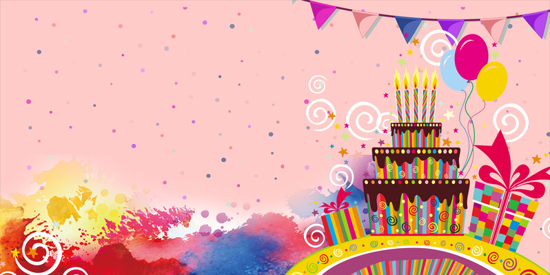 生日快乐背景图，高清JPG下载，另类创意图片素材