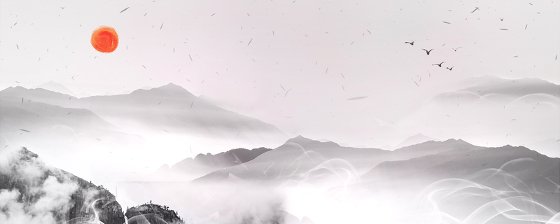 简约复古中国风重阳节Banner，高清JPG与PSD素材下载