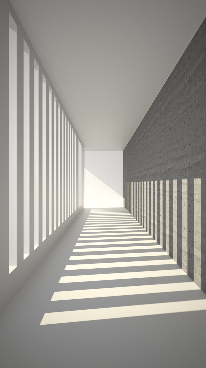 3D走廊场景背景，空间感投影，文艺清新JPG图片设计素材下载