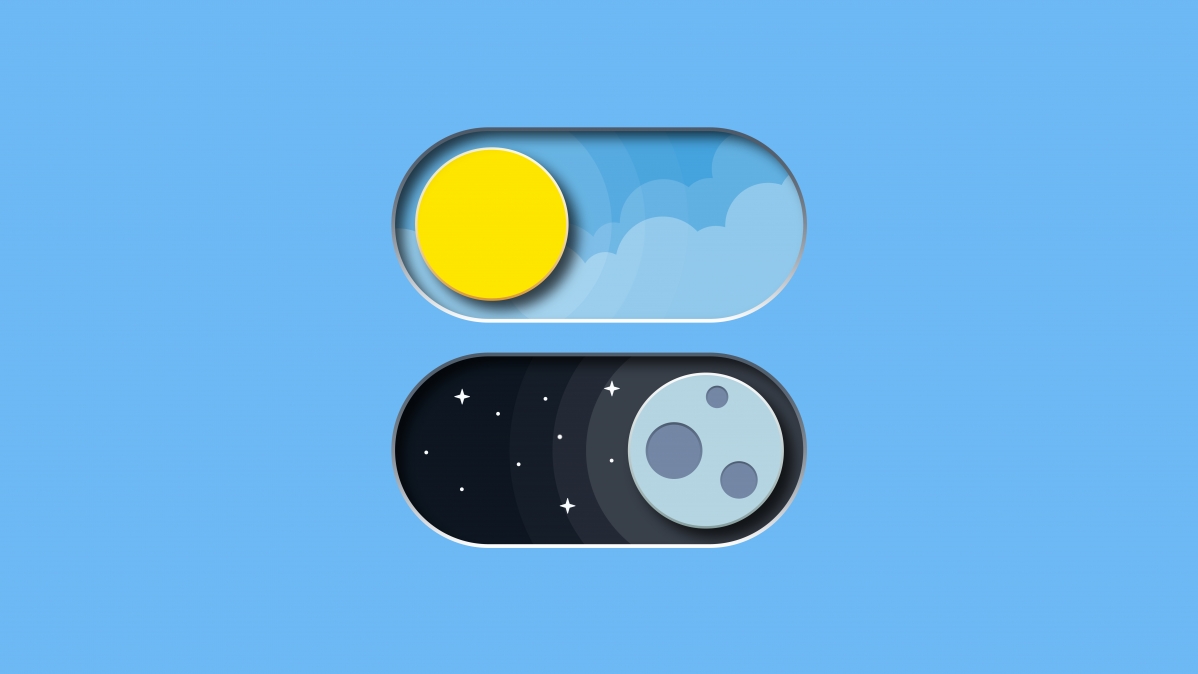 8K超清壁纸，白天夜晚简约创意，极简电脑桌面背景图，7680x4320高清下载