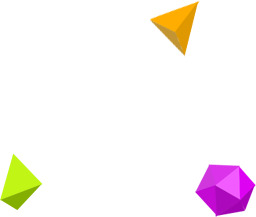 立体彩色几何PNG透明图片，高清漂浮元素设计素材下载