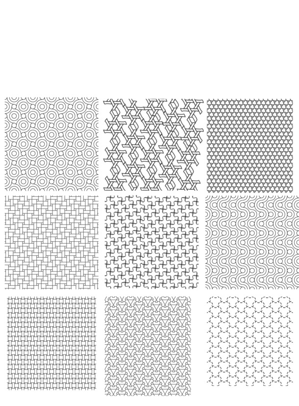 黑色简约线条网格矢量图，高清PNG透明装饰花纹素材下载