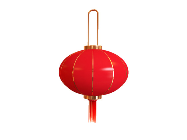 新年灯笼高清PNG素材，透明节日元素，元旦春节元宵设计必备下载
