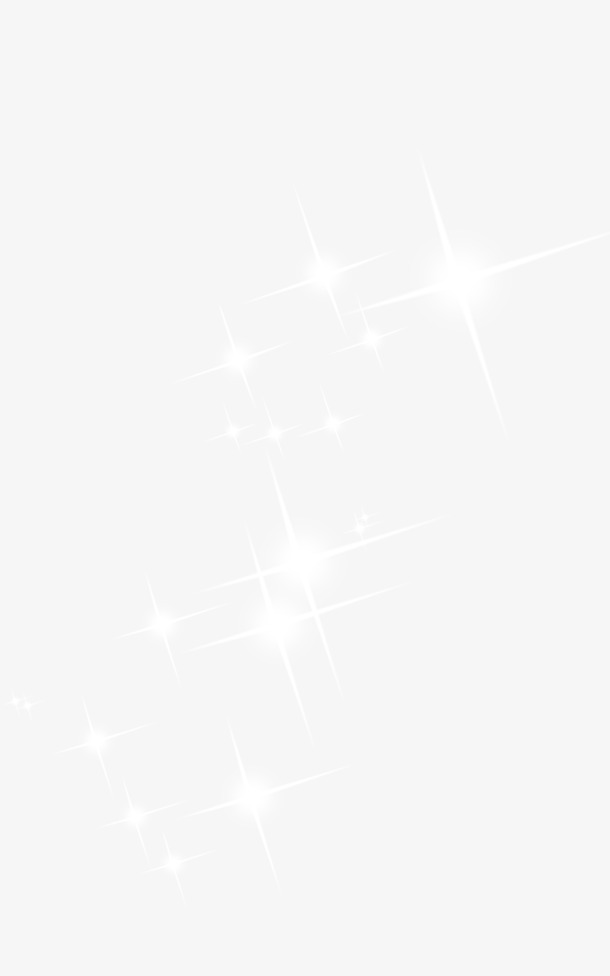 闪耀白星PNG背景素材，高清透明底纹，设计元素免费下载
