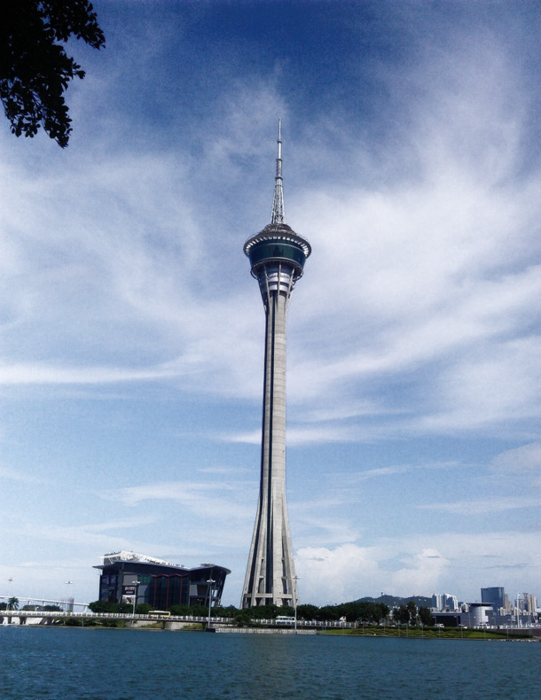 澳门塔PNG透明背景图片，高清摄影风景素材，设计元素随心下载