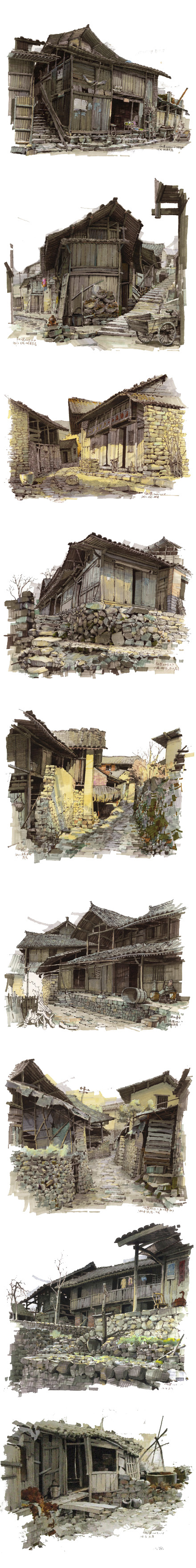 老房子PNG透明背景素材，高清摄影风景图片，设计元素免费下载
