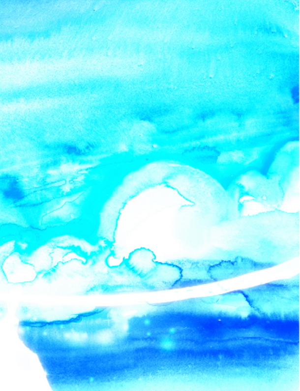梦幻抽象PNG背景，高清透明蓝色渲染元素，免费下载设计素材