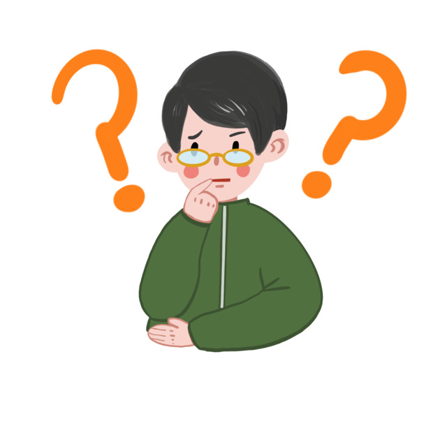 男孩思考高清PNG素材，透明免扣元素，助力创意设计