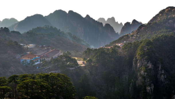 安徽黄山绝美风景PNG透明背景图，高清摄影素材下载