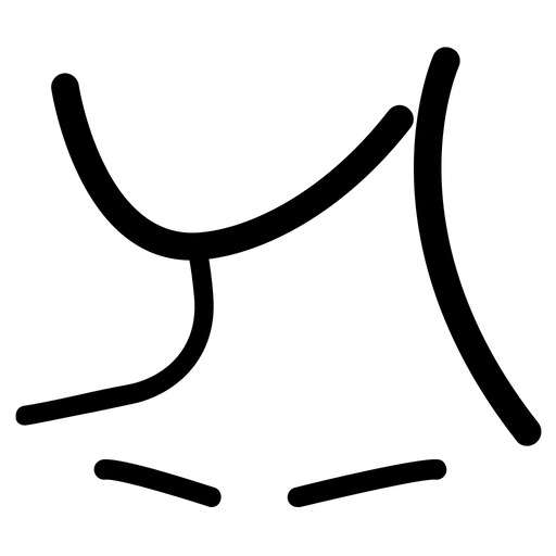 颈部线条与图标，高清PNG透明图片，肩颈设计素材免费下载