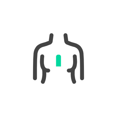 高清胸部图标PNG，透明免扣元素，设计素材一网打尽