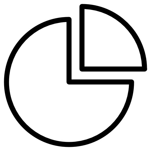 高清PNG透明饼图图标，免扣元素，设计素材下载