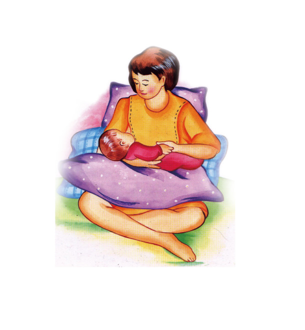 妇女节矢量素材，怀抱婴儿哺乳母亲PNG透明图，高清EPS格式下载