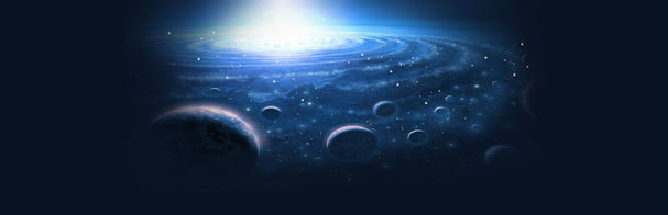 科技星空背景banner，高清PNG透明图片，创意海报设计素材下载