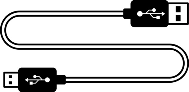 弯曲数据线PNG透明图，高清免抠元素，设计素材下载