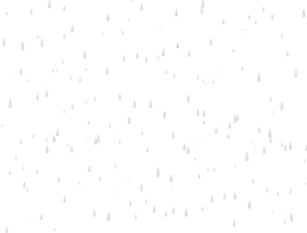 雨滴下雨高清PNG透明装饰元素，特效PSD设计素材下载