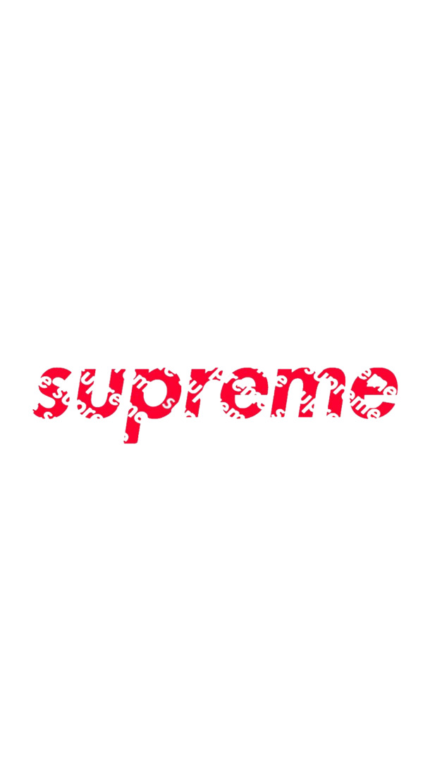 Supreme艺术字镂空PNG透明图，免扣元素，PSD格式，高清下载