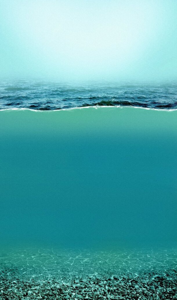 碧波荡漾绿意浓，高清PNG透明水面海报背景素材下载