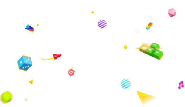 活动背景素材，高清PNG透明图片，漂浮几何图，创意图片设计下载