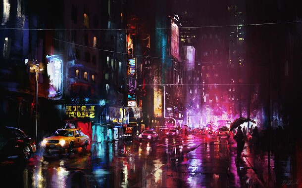 高清夜晚城市PNG透明背景海报设计素材，免费下载banner图片